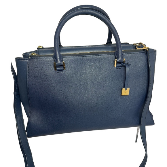 MCM Handbags - ☘️#193 MCM Saffiano Leather Double Zip Two-Way Satchel Tote Bag